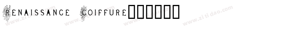Renaissance Coiffure字体转换